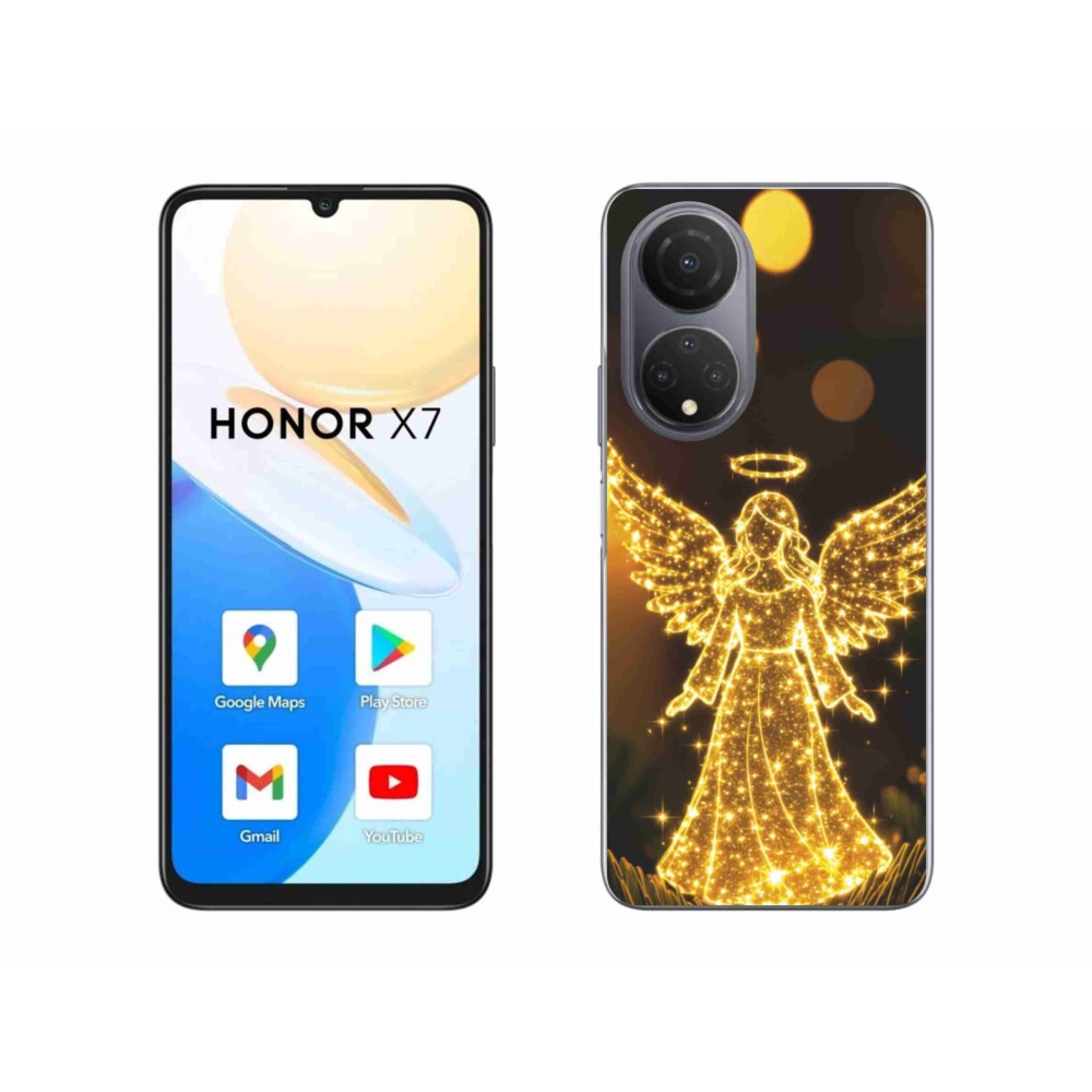 Gelový kryt mmCase na Honor X7 - anděl