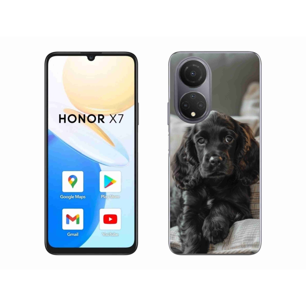 Gelový kryt mmCase na Honor X7 - anglický kokršpaněl