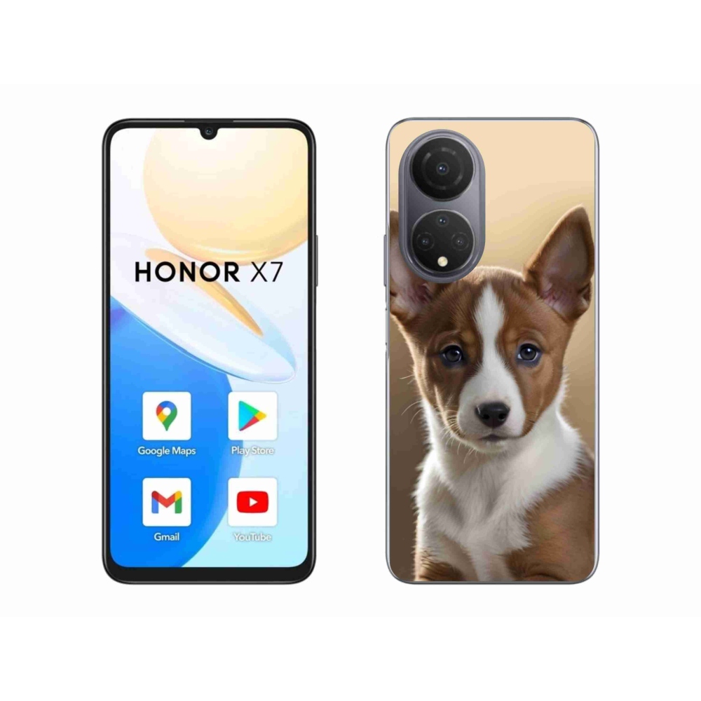 Gelový kryt mmCase na Honor X7 - basenji