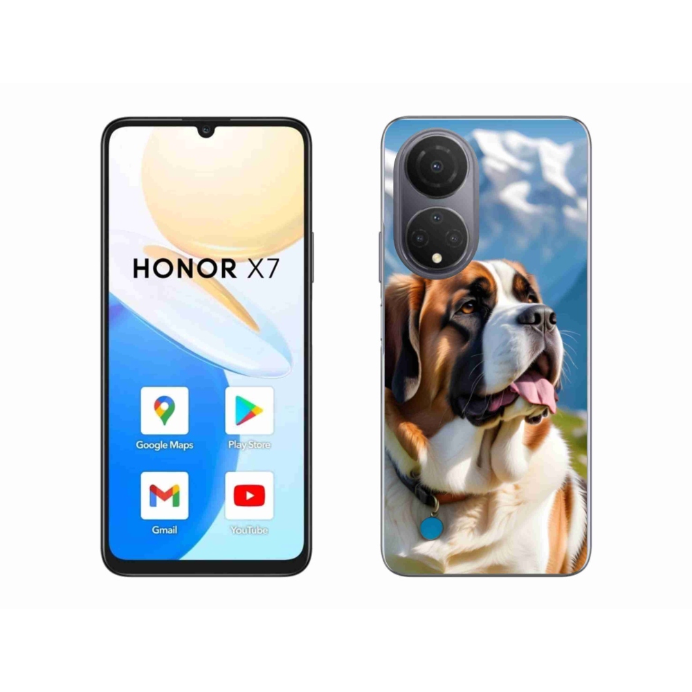 Gelový kryt mmCase na Honor X7 - bernardýn