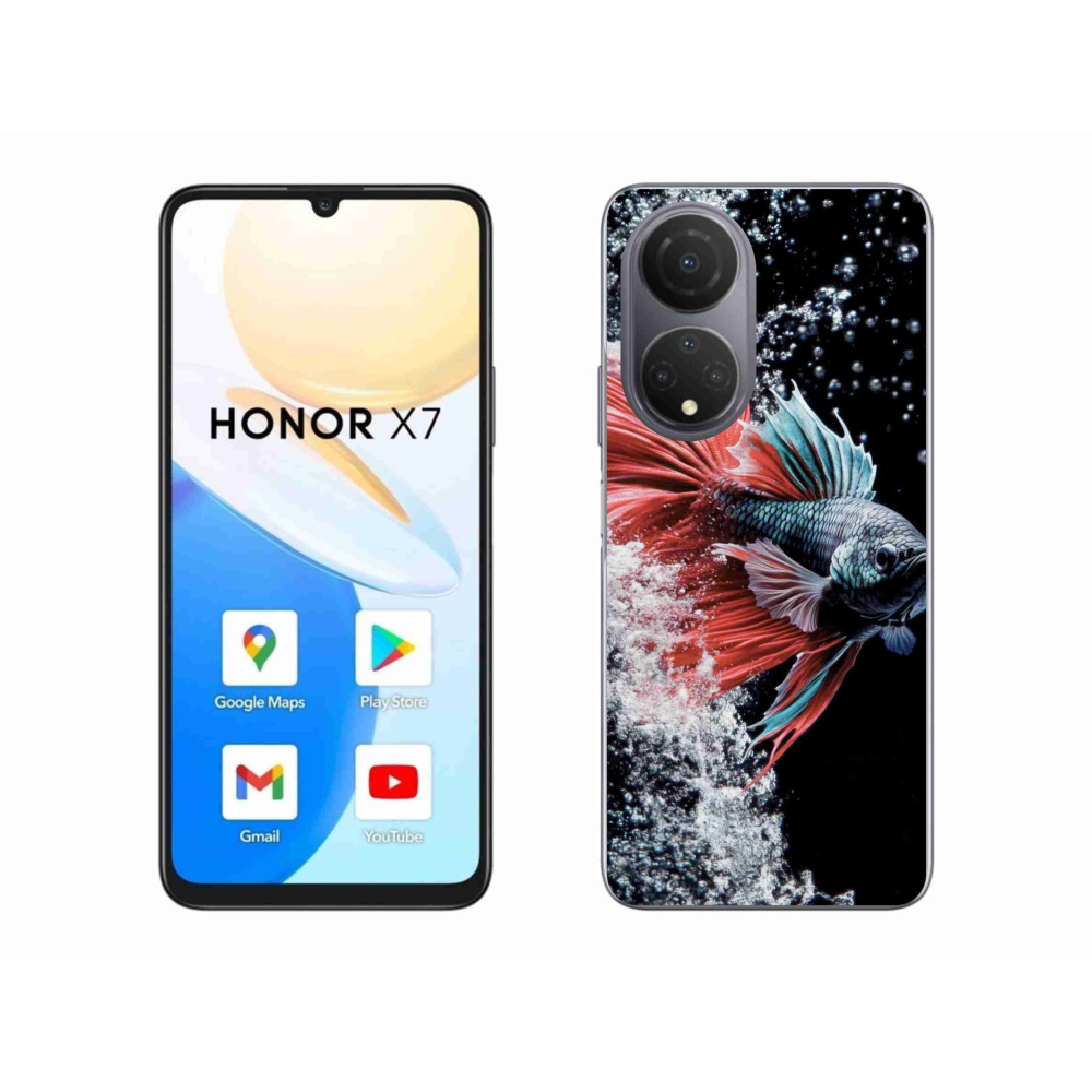 Gelový kryt mmCase na Honor X7 - bojovnice pestrá