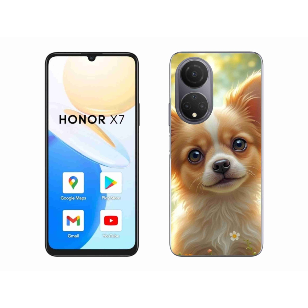 Gelový kryt mmCase na Honor X7 - čivava 5