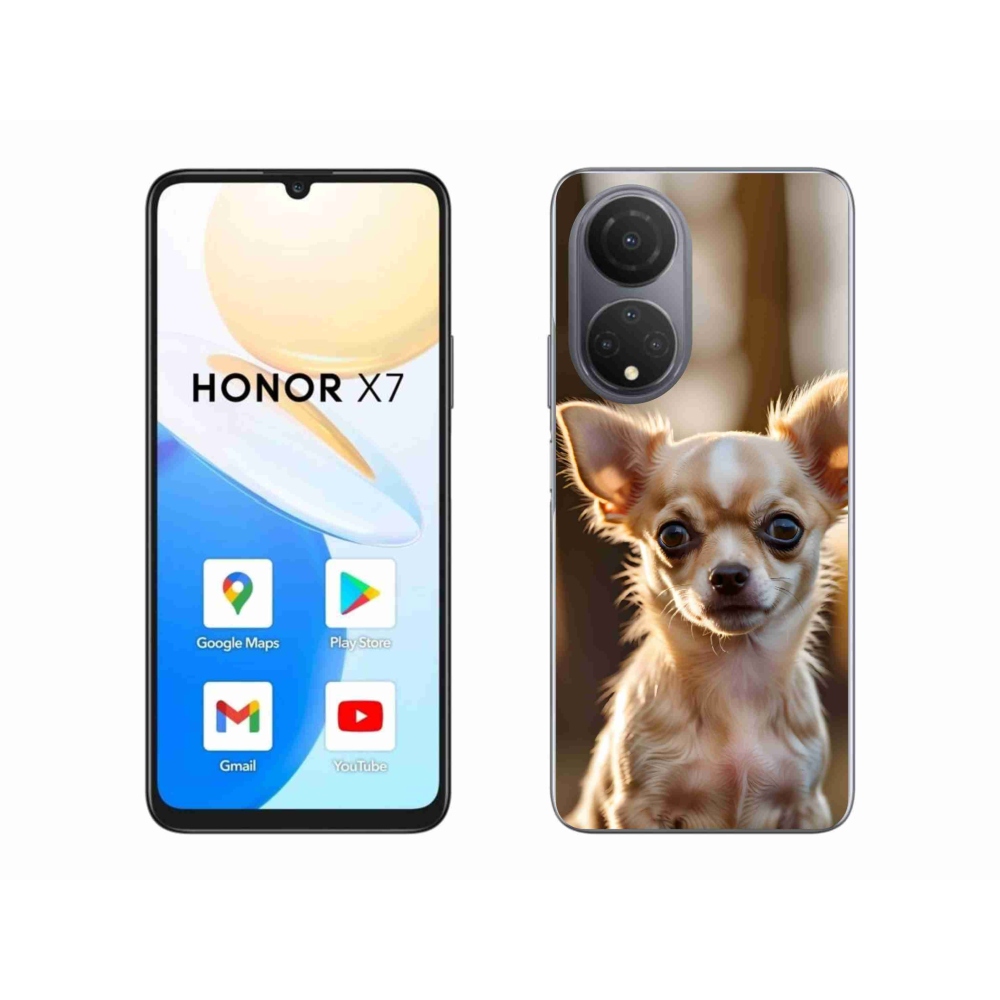 Gelový kryt mmCase na Honor X7 - čivava 6