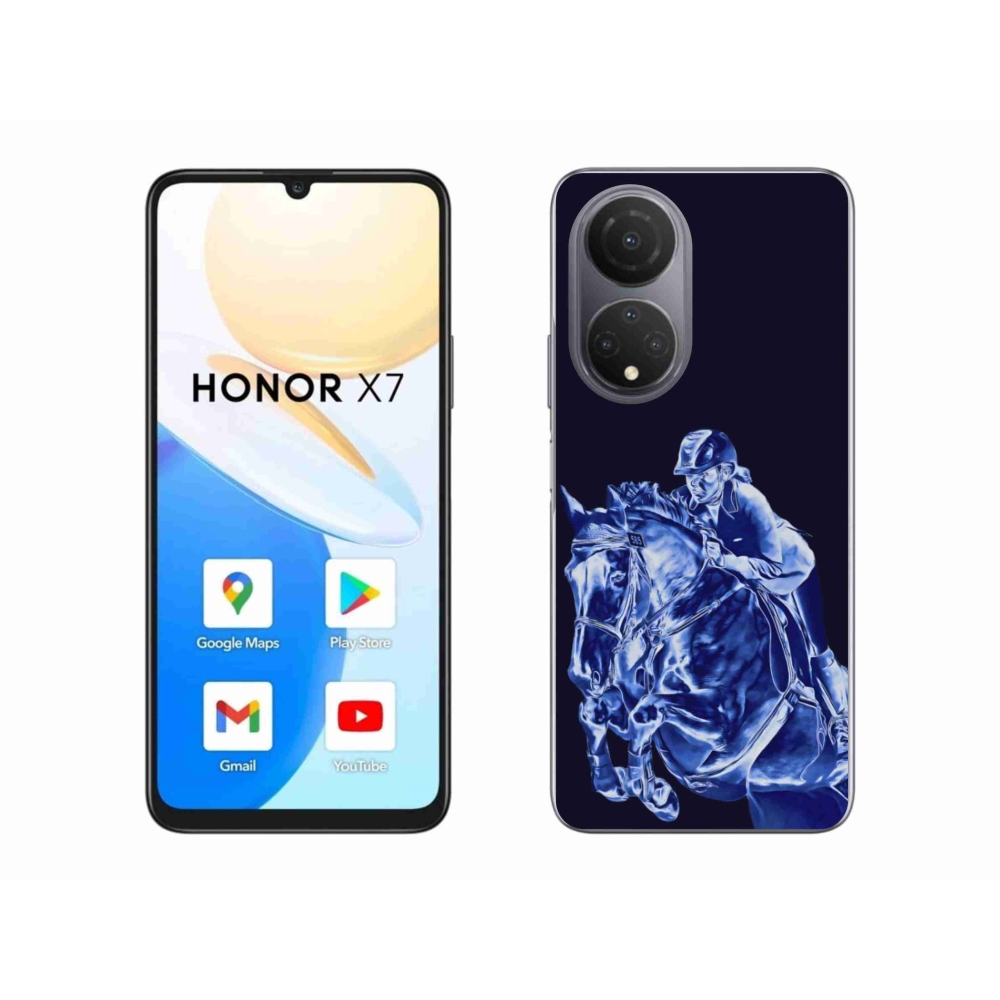 Gelový kryt mmCase na Honor X7 - dostihový kůň