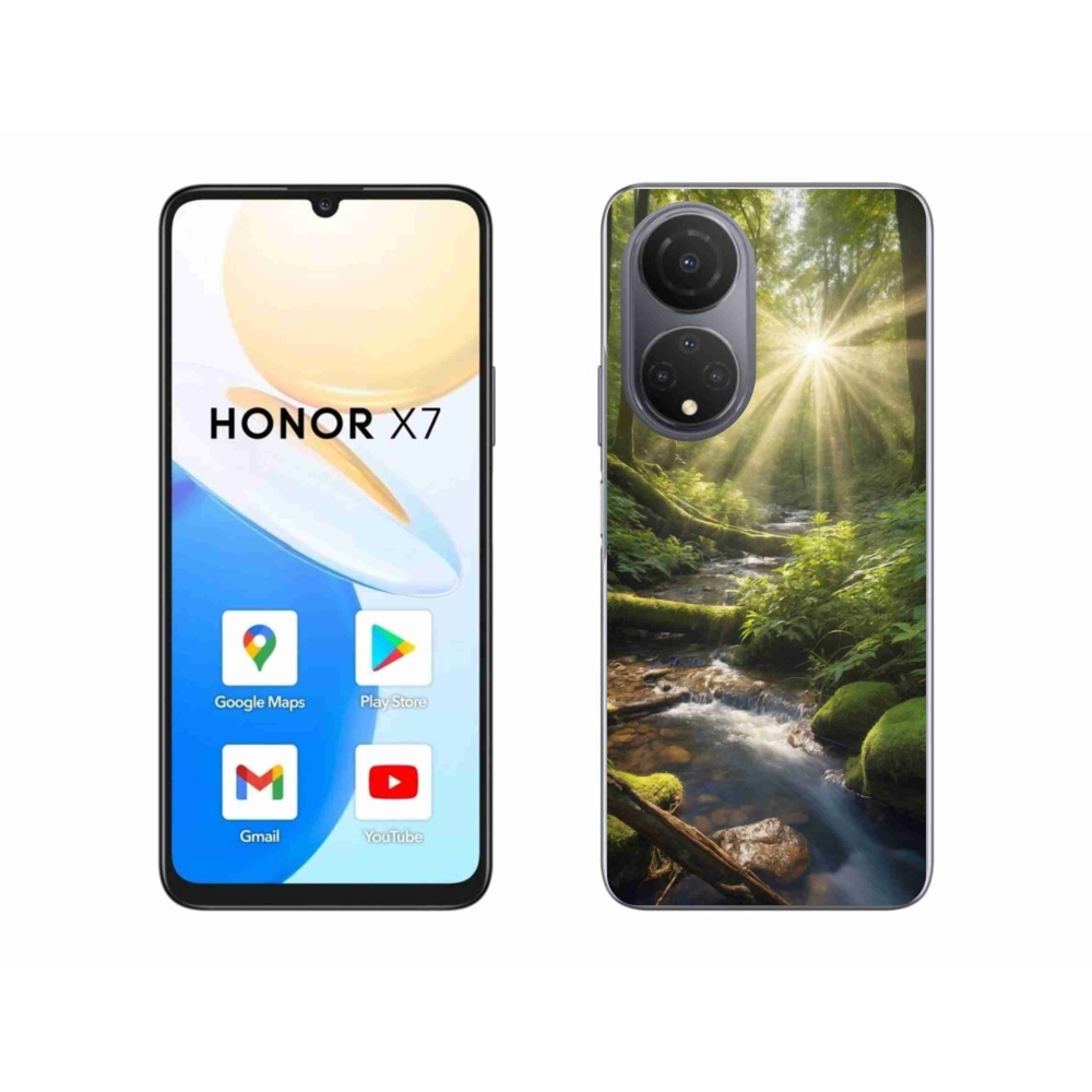 Gelový kryt mmCase na Honor X7 - hlubina lesa