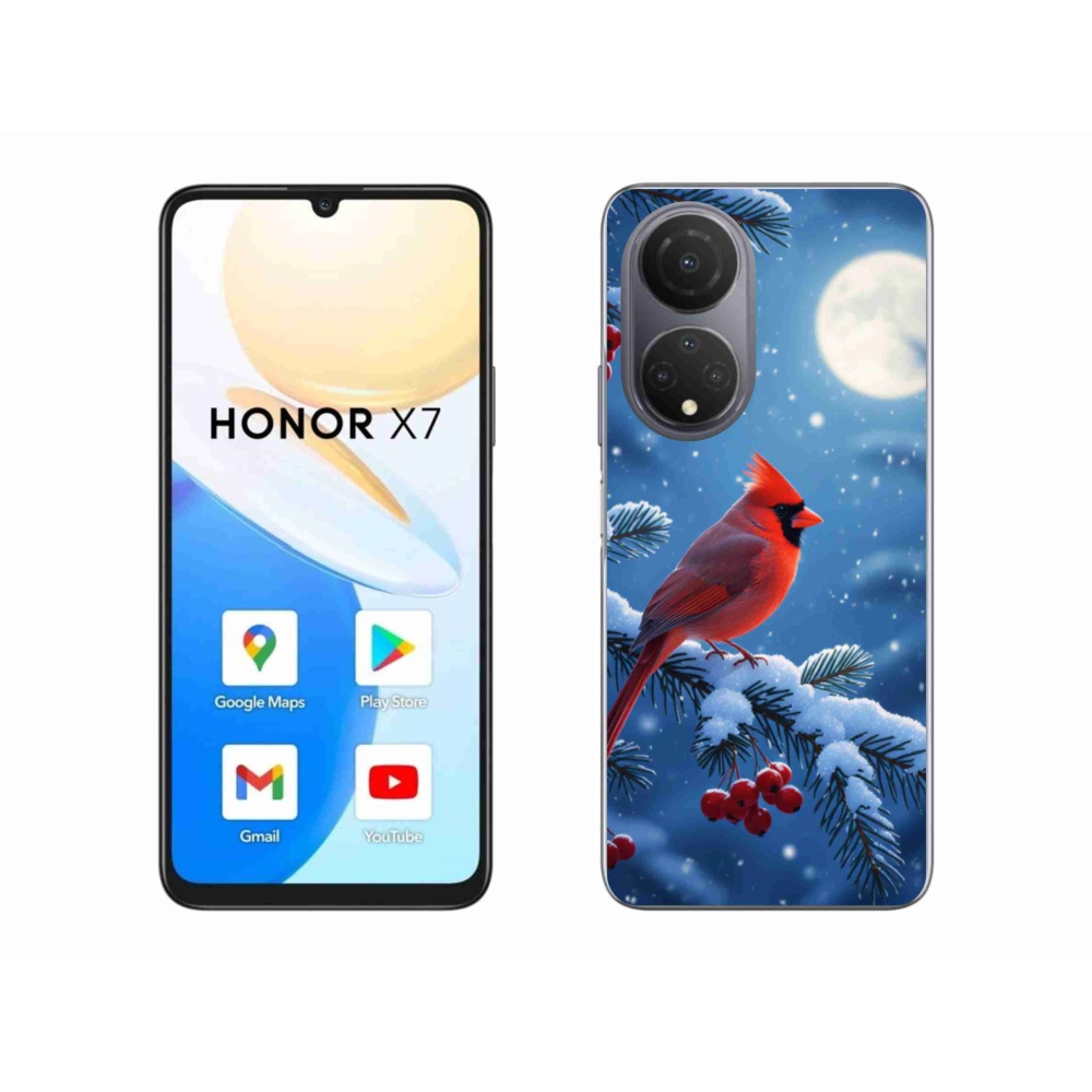Gelový kryt mmCase na Honor X7 - kardinál červený