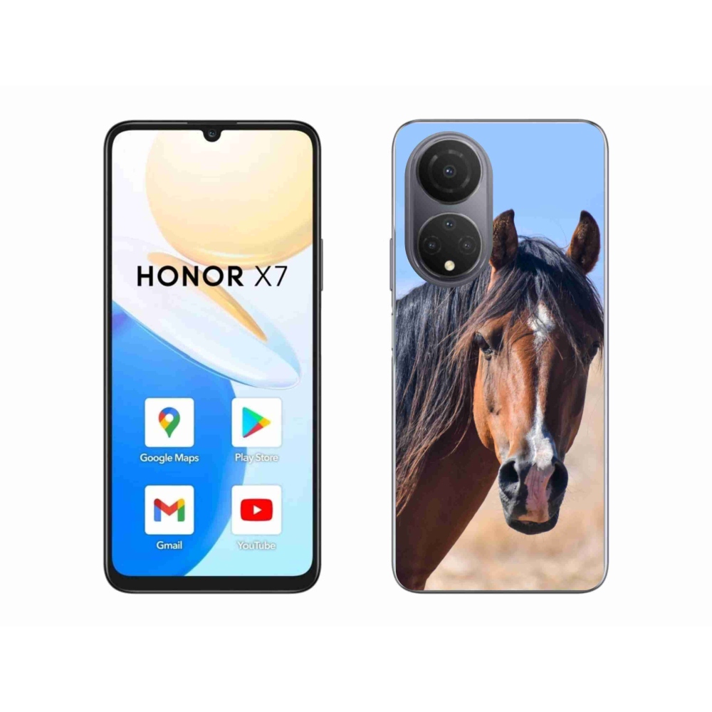 Gelový kryt mmCase na Honor X7 - klidný kůň