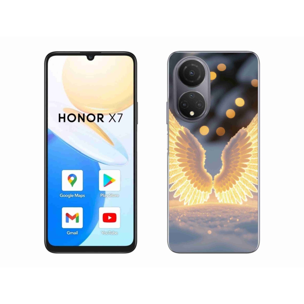 Gelový kryt mmCase na Honor X7 - křídla