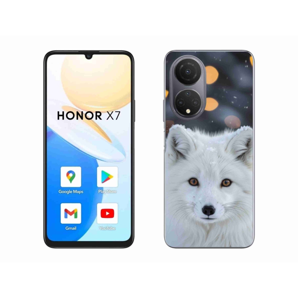 Gelový kryt mmCase na Honor X7 - liška polární
