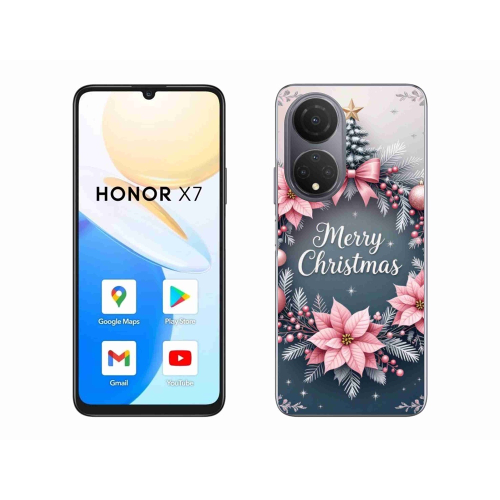 Gelový kryt mmCase na Honor X7 - merry christmas
