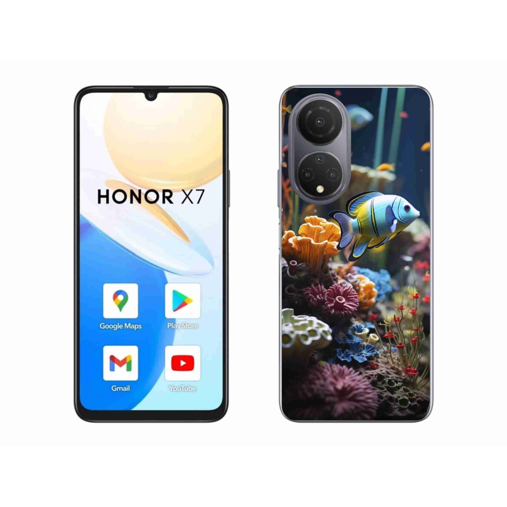 Gelový kryt mmCase na Honor X7 - mořský svět 5