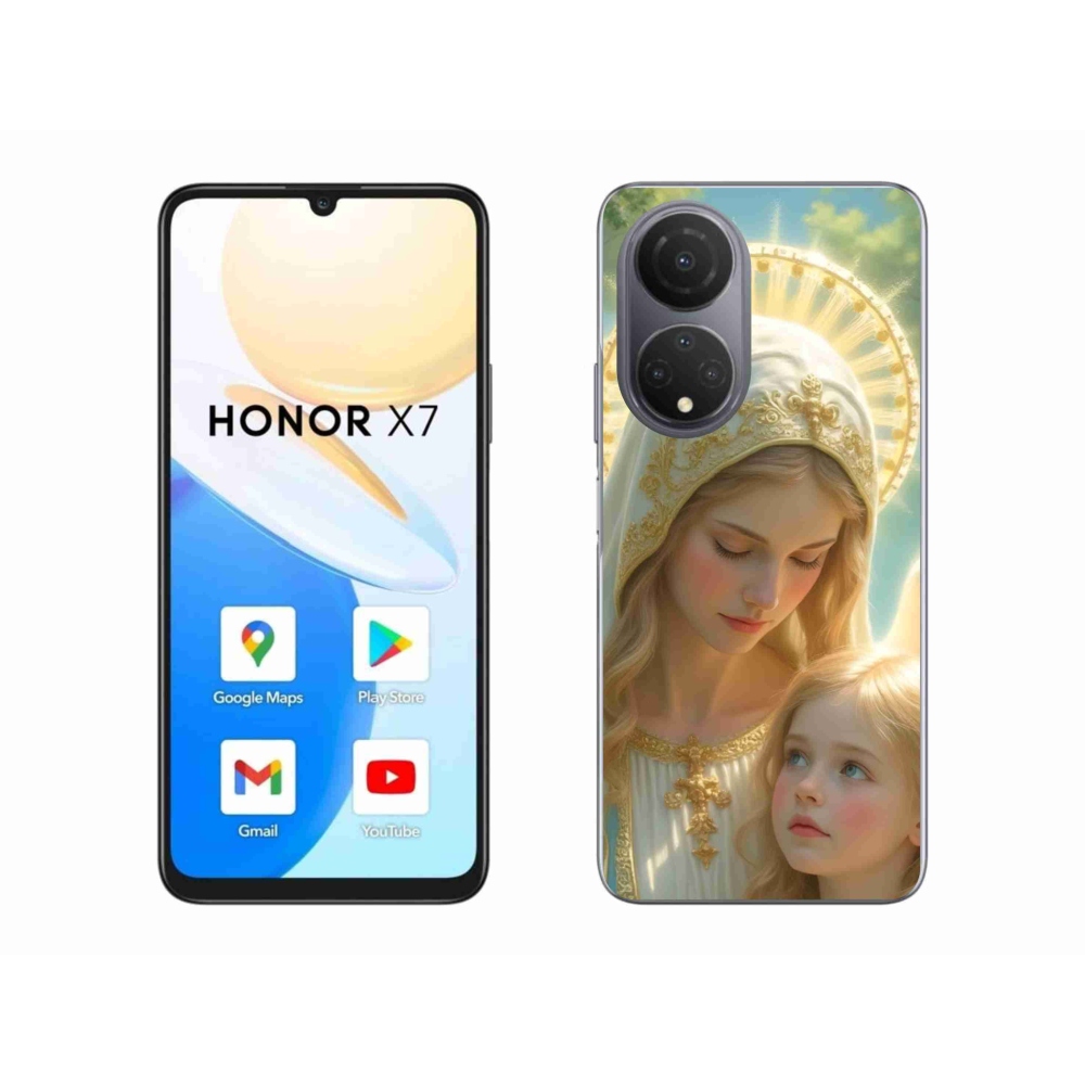 Gelový kryt mmCase na Honor X7 - náboženský motiv 2