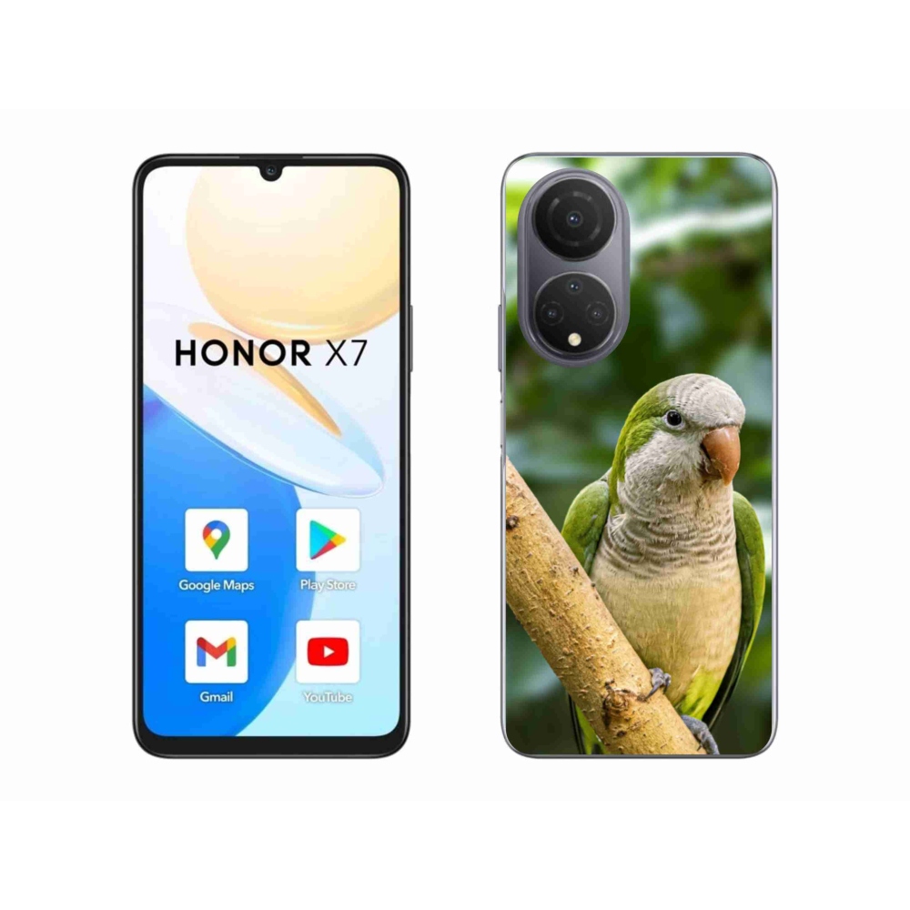 Gelový kryt mmCase na Honor X7 - papoušek mníšek