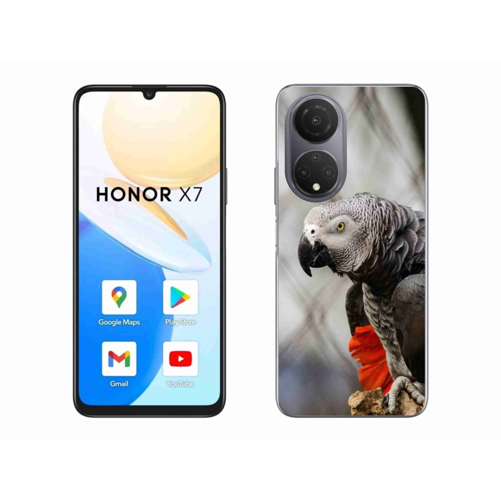 Gelový kryt mmCase na Honor X7 - papoušek žako 3