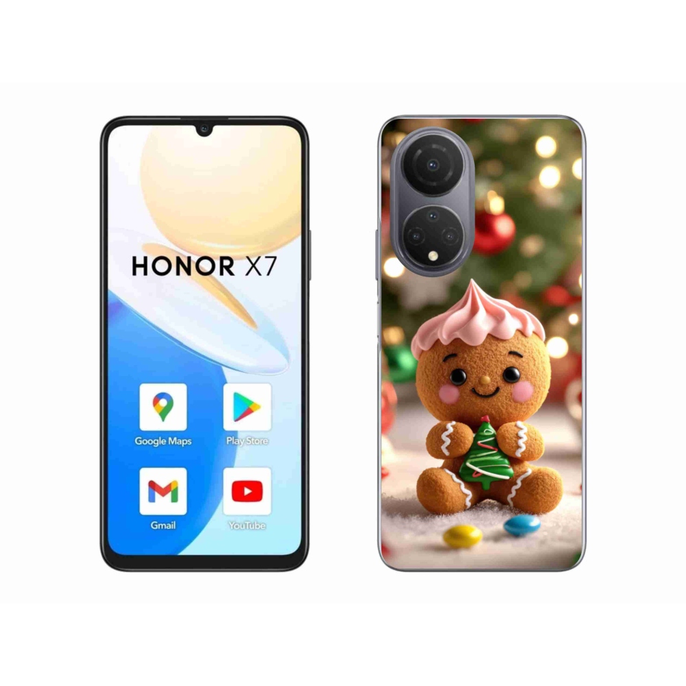 Gelový kryt mmCase na Honor X7 - perníček