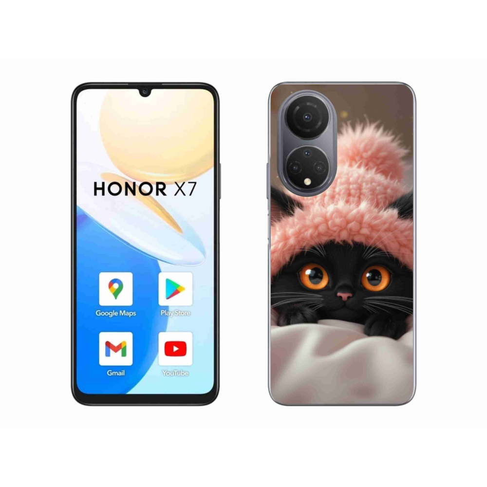 Gelový kryt mmCase na Honor X7 - roztomilé kotě 7