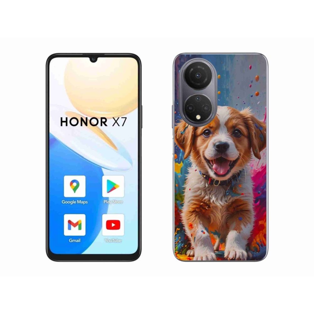 Gelový kryt mmCase na Honor X7 - roztomilé štěně 3