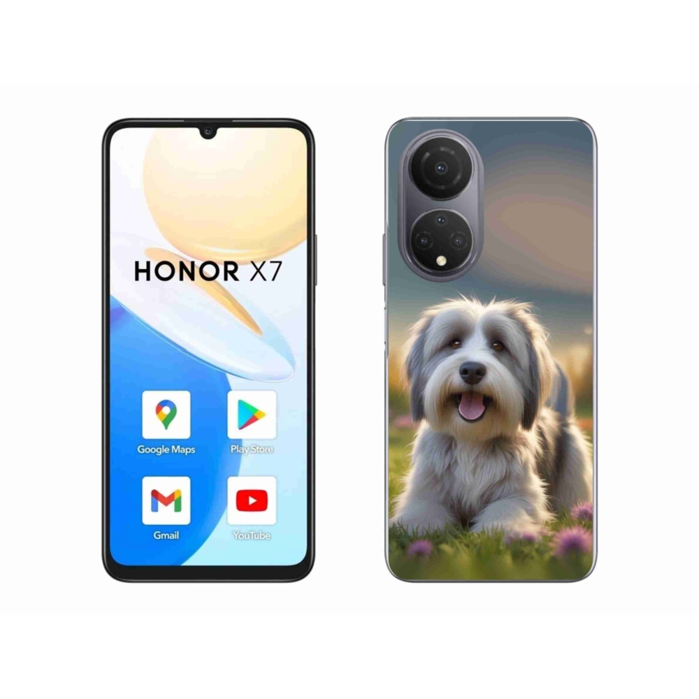Gelový kryt mmCase na Honor X7 - roztomilý havanský psík