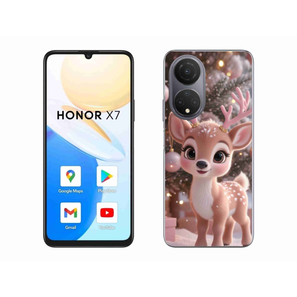 Gelový kryt mmCase na Honor X7 - roztomilý sob