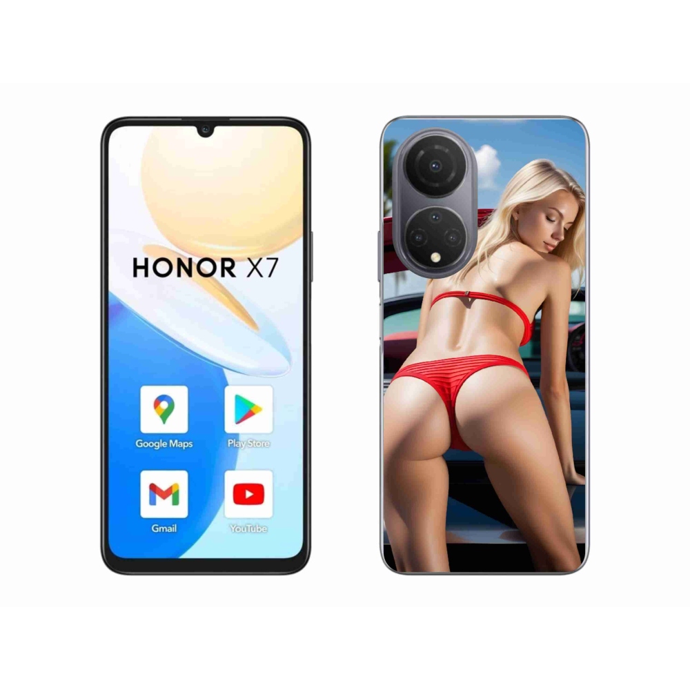 Gelový kryt mmCase na Honor X7 - sexy žena 2