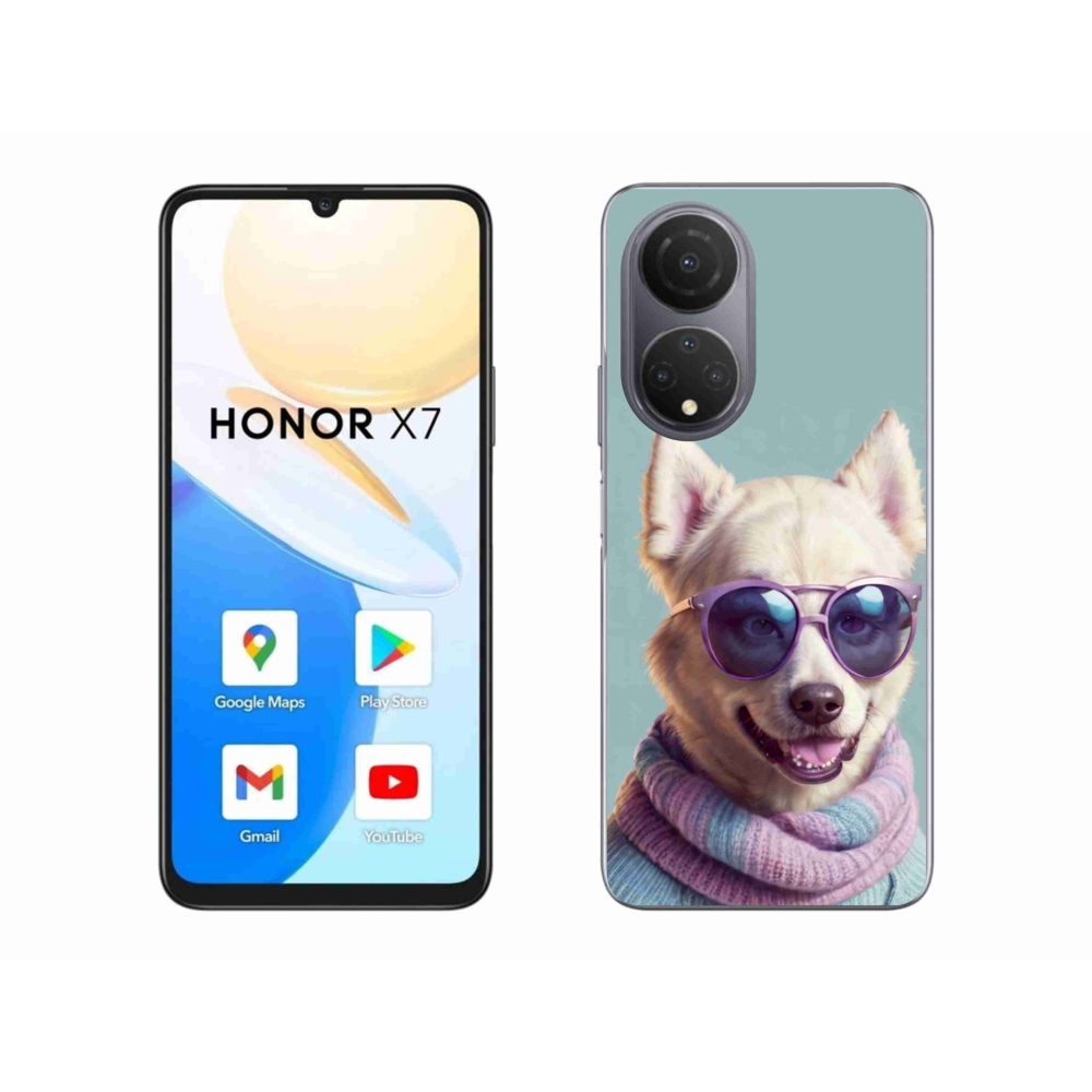 Gelový kryt mmCase na Honor X7 - stylový německý špic