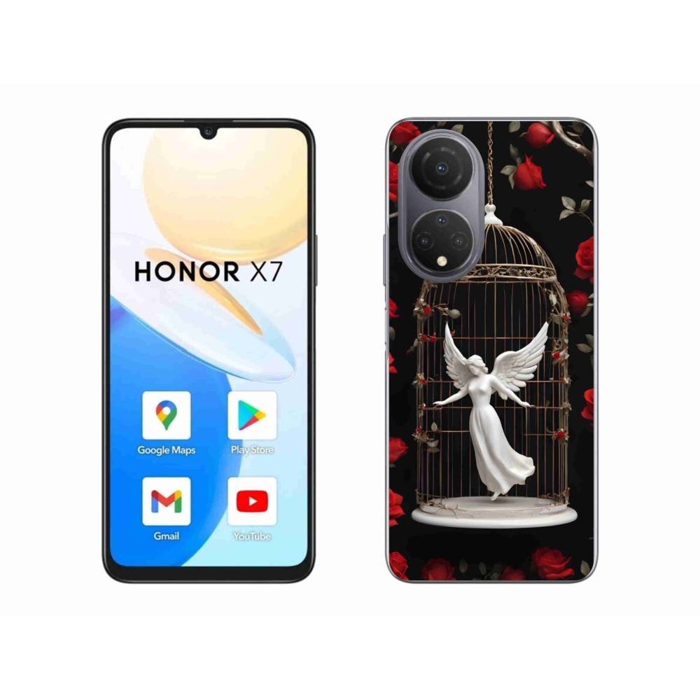 Gelový kryt mmCase na Honor X7 - uvězněný anděl