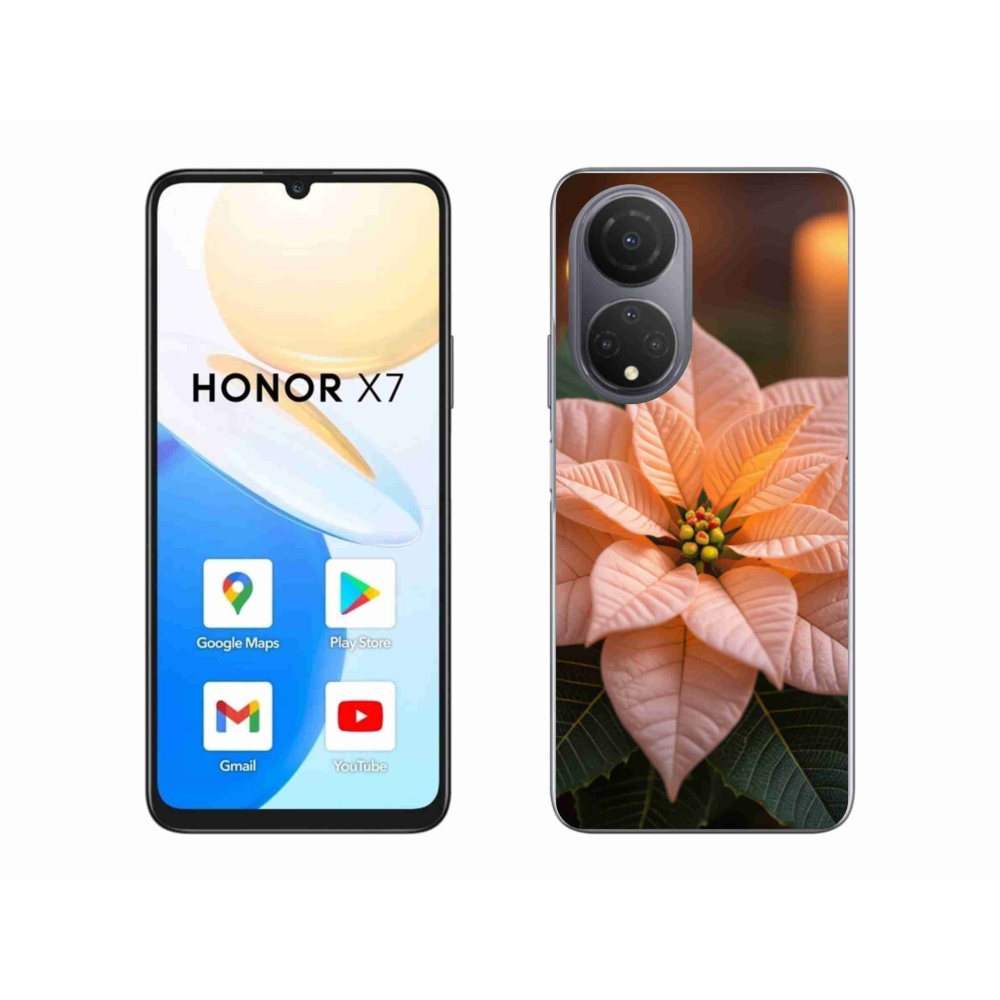 Gelový kryt mmCase na Honor X7 - vánoční hvězda