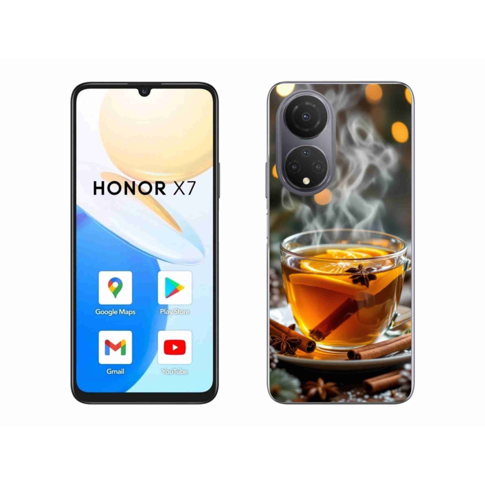 Gelový kryt mmCase na Honor X7 - vánoční punč