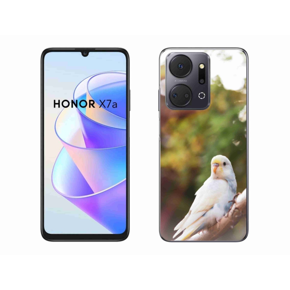 Gelový kryt mmCase na Honor X7a - andulka bílá