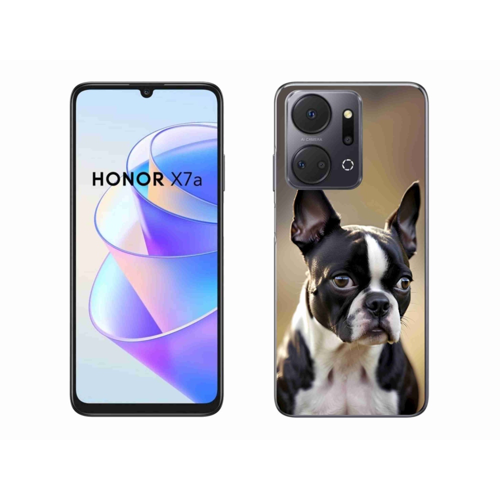 Gelový kryt mmCase na Honor X7a - bostonský teriér