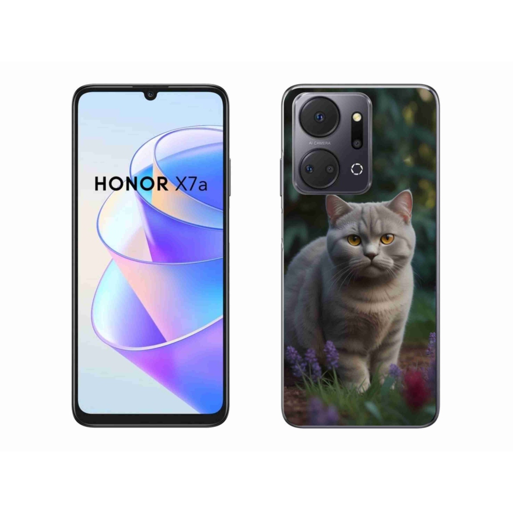 Gelový kryt mmCase na Honor X7a - britská kočka