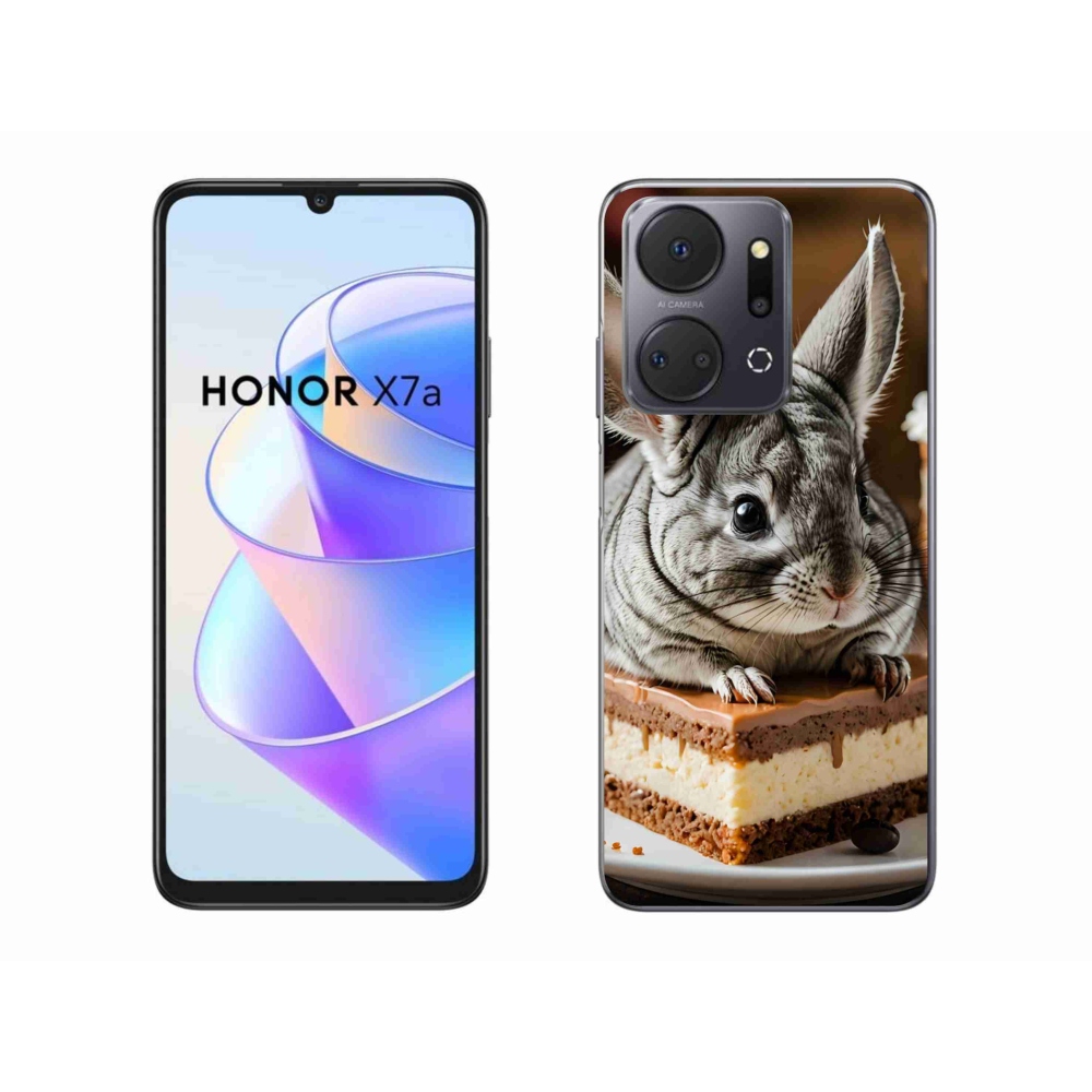 Gelový kryt mmCase na Honor X7a - činčila