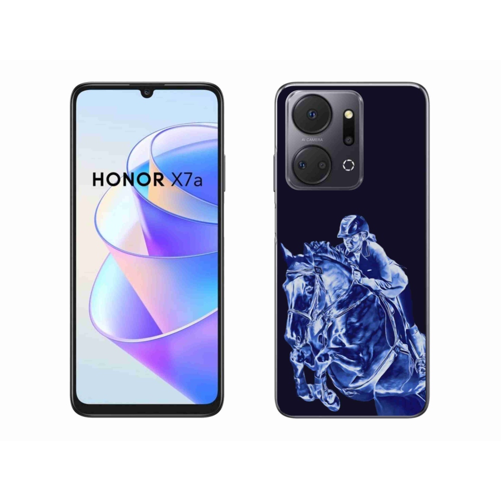 Gelový kryt mmCase na Honor X7a - dostihový kůň