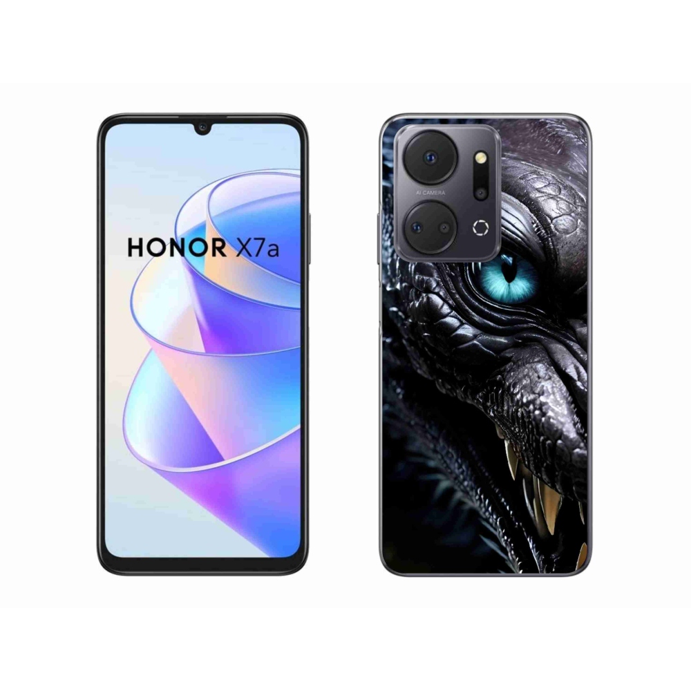 Gelový kryt mmCase na Honor X7a - dračí pohled