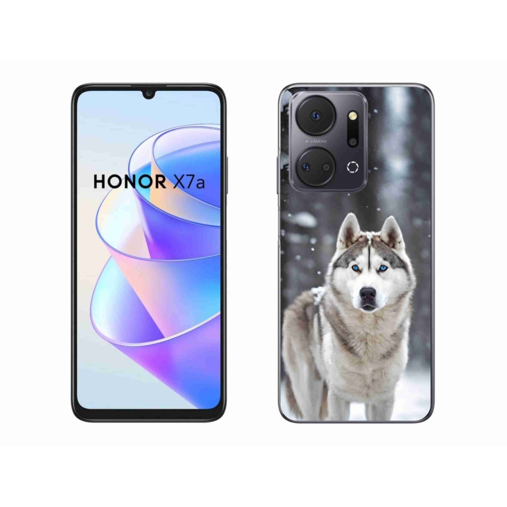 Gelový kryt mmCase na Honor X7a - husky 2