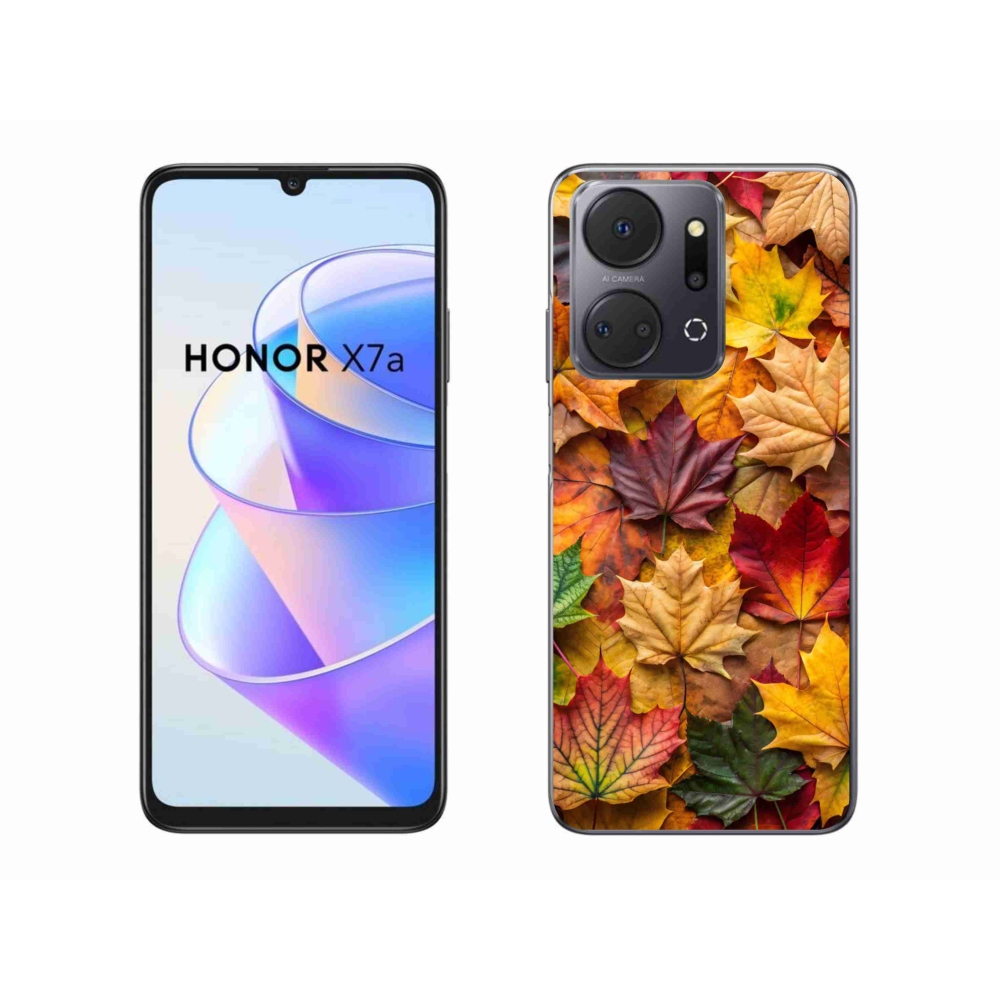 Gelový kryt mmCase na Honor X7a - javorové listy 2