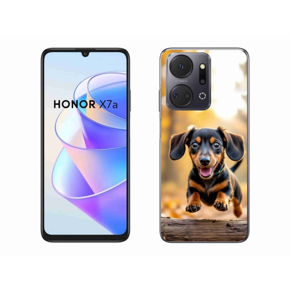 Gelový kryt mmCase na Honor X7a - jezevčík 2