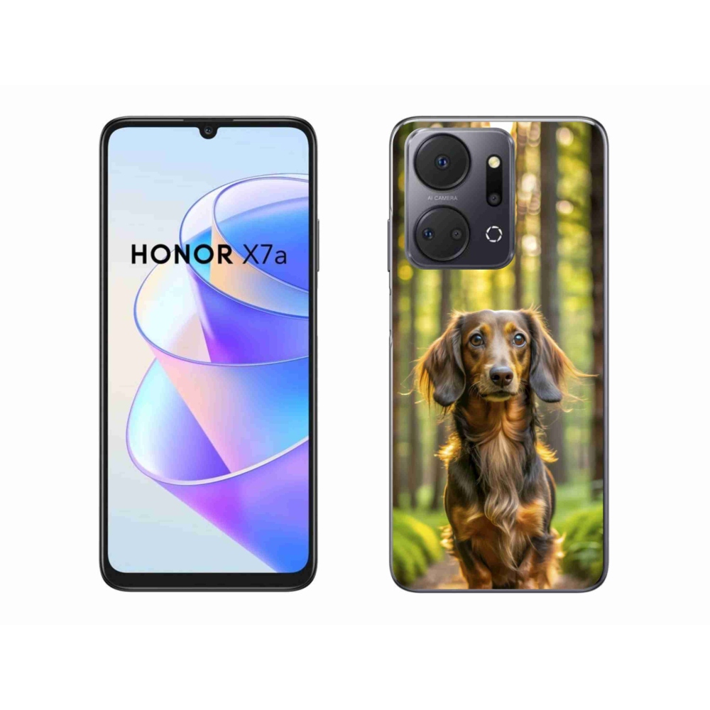 Gelový kryt mmCase na Honor X7a - jezevčík 4