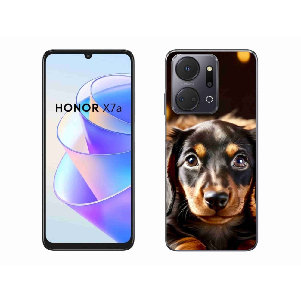 Gelový kryt mmCase na Honor X7a - jezevčík