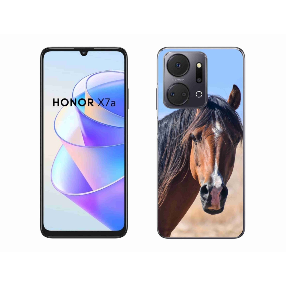 Gelový kryt mmCase na Honor X7a - klidný kůň