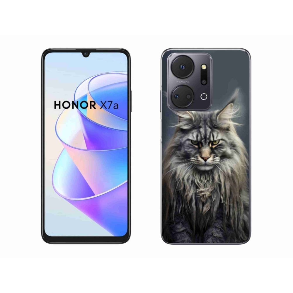 Gelový kryt mmCase na Honor X7a - kočíčí pohled 4