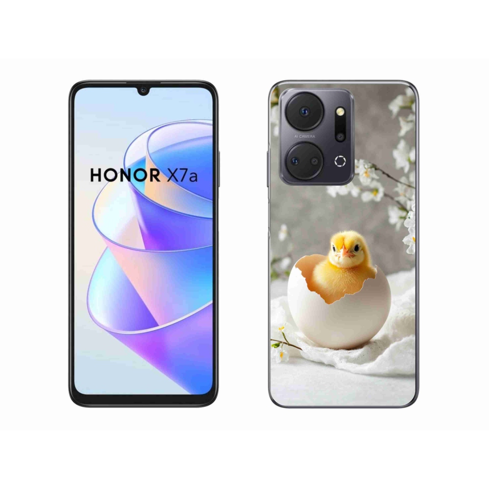 Gelový kryt mmCase na Honor X7a - kuřátko