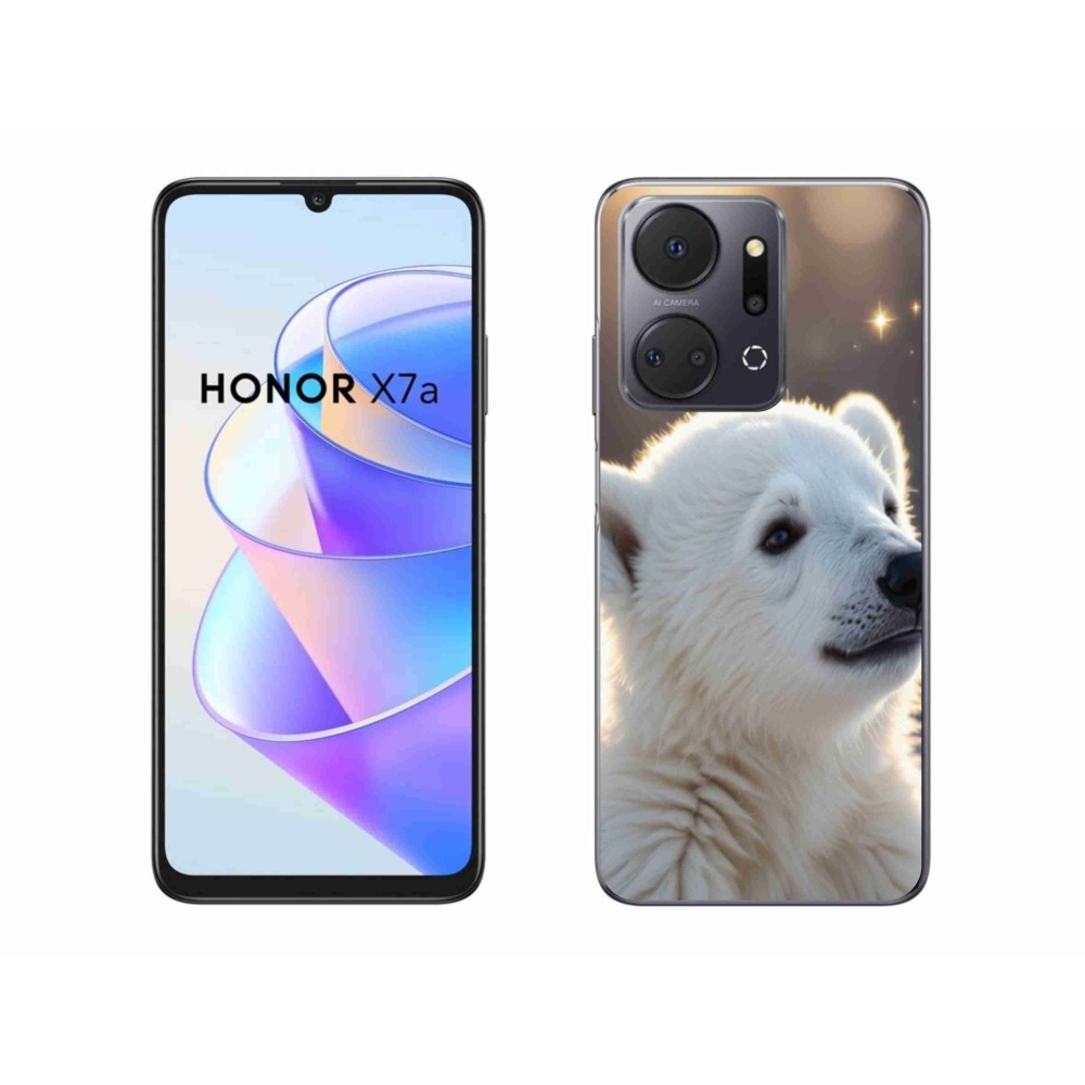 Gelový kryt mmCase na Honor X7a - lední medvěd