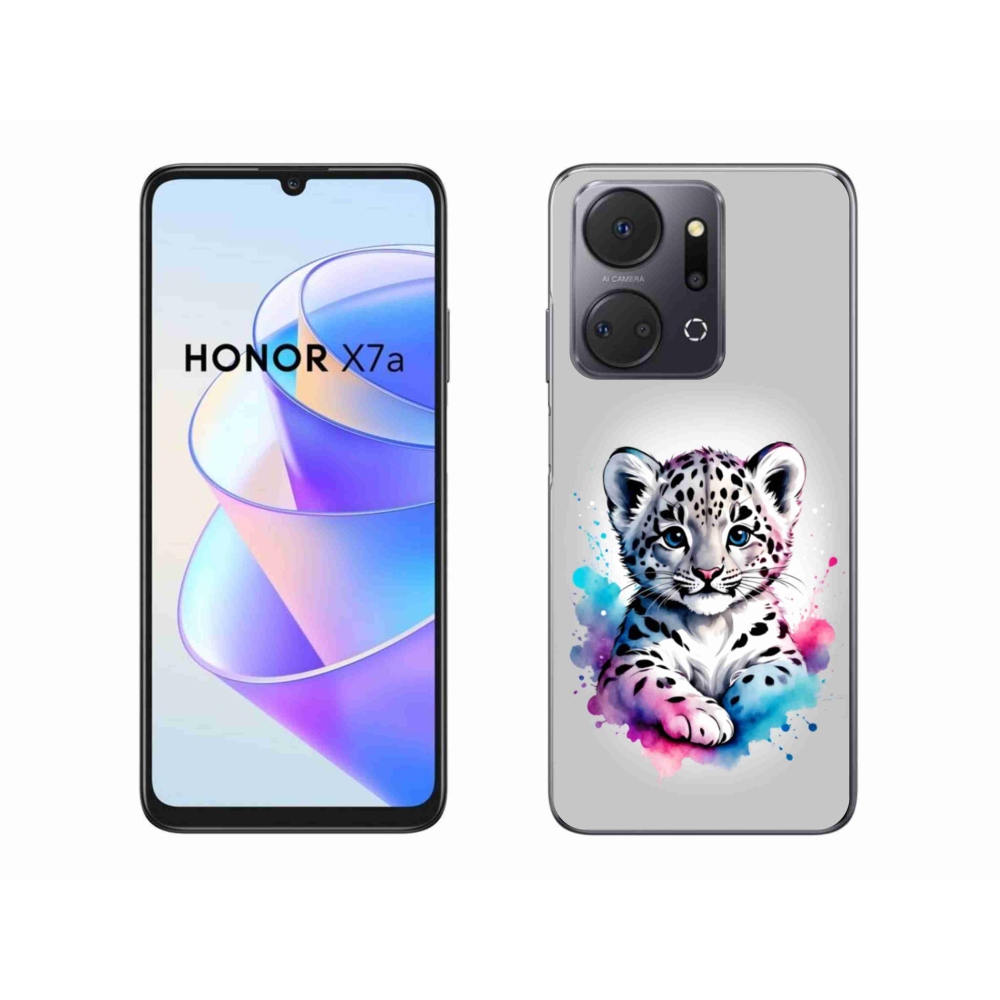 Gelový kryt mmCase na Honor X7a - levhartí mládě