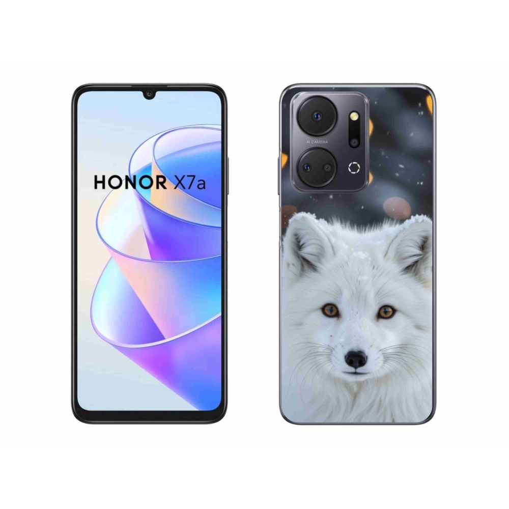 Gelový kryt mmCase na Honor X7a - liška polární