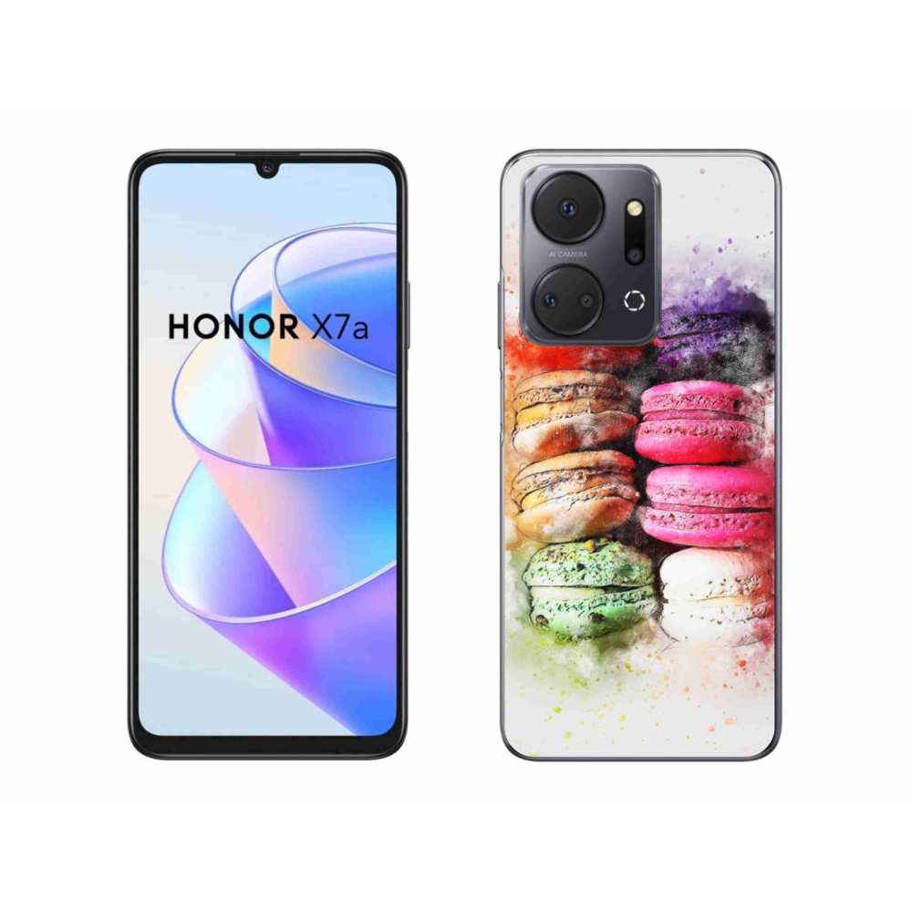 Gelový kryt mmCase na Honor X7a - makrónky