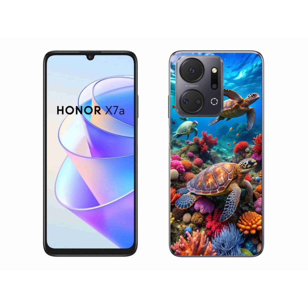 Gelový kryt mmCase na Honor X7a - mořský svět 2