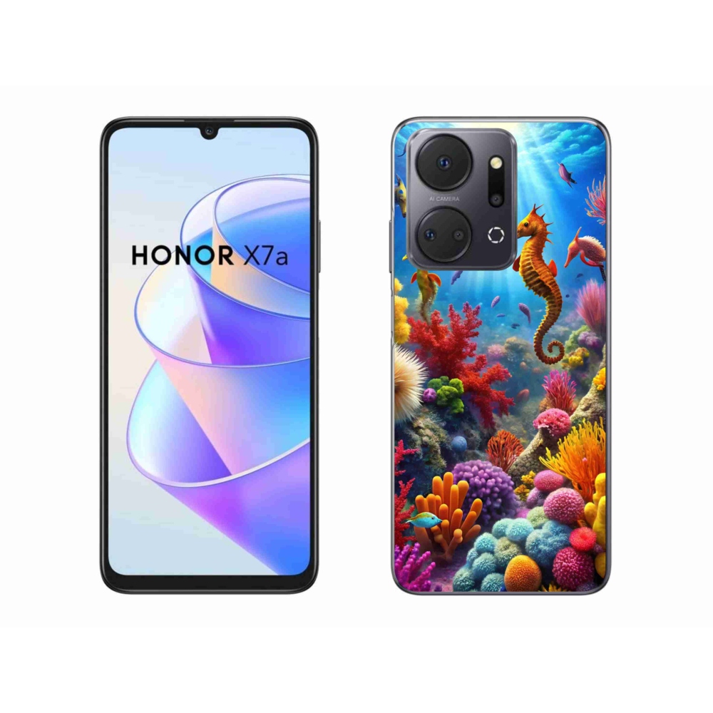 Gelový kryt mmCase na Honor X7a - mořský svět 3