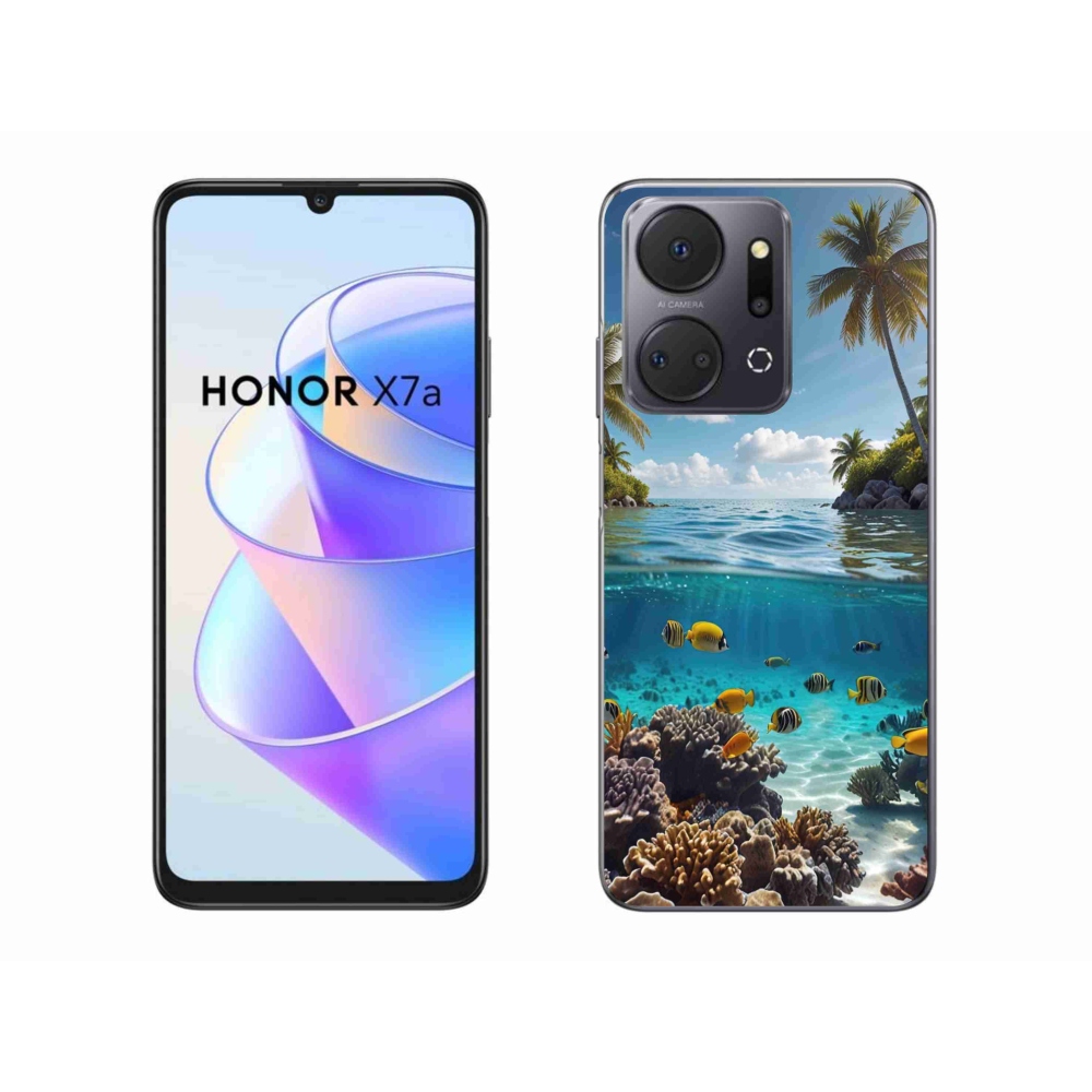 Gelový kryt mmCase na Honor X7a - mořský svět 4