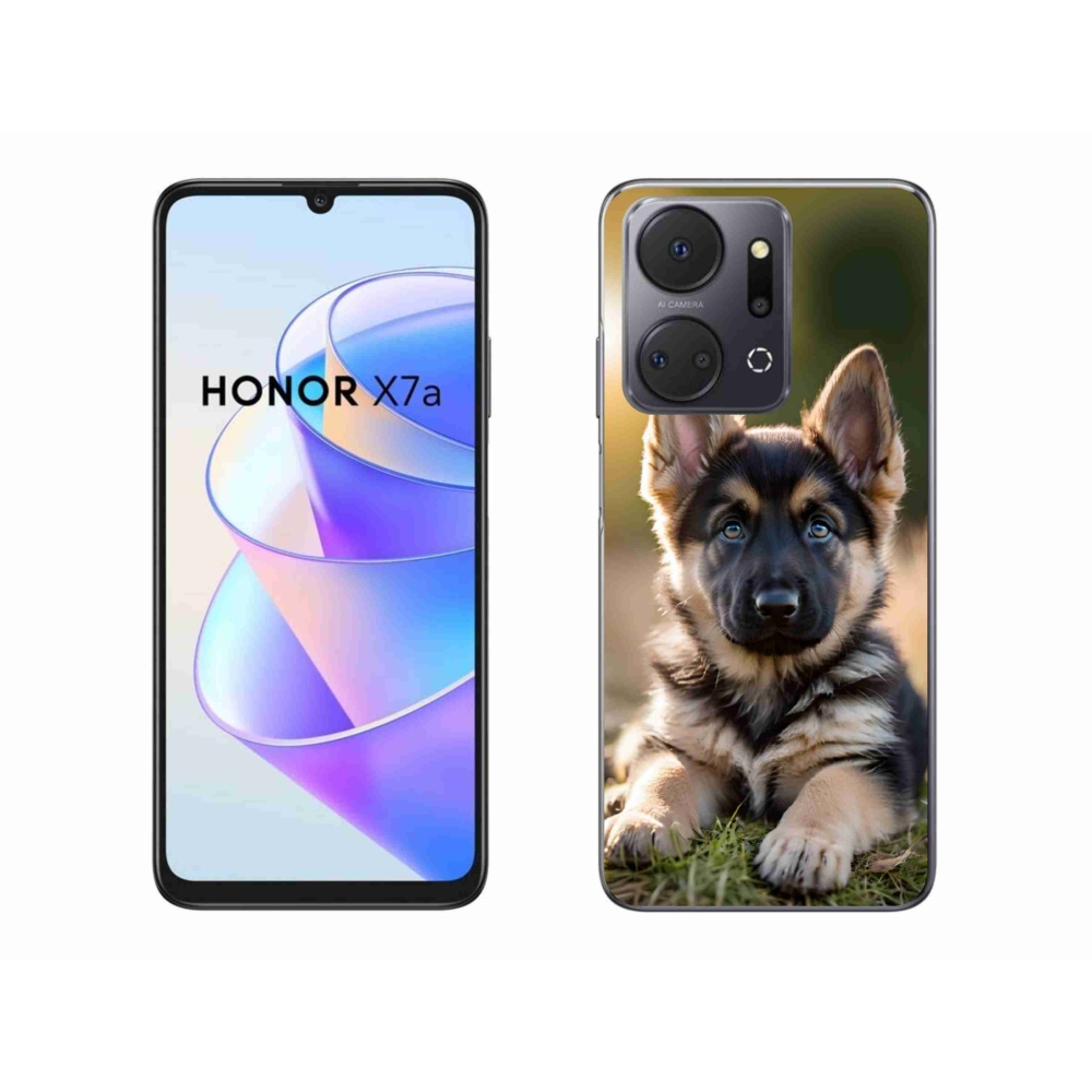 Gelový kryt mmCase na Honor X7a - německý ovčák v přírodě